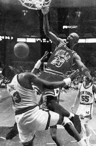 michael jordan dunking on people