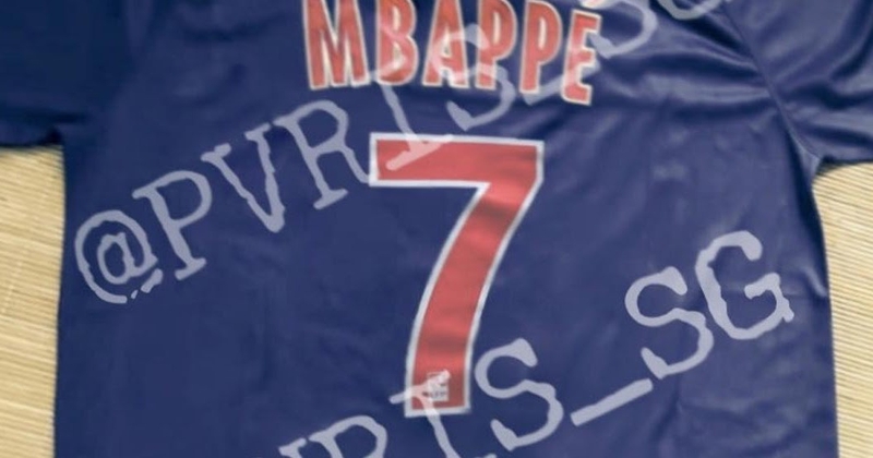 Mbappé to wear number 7