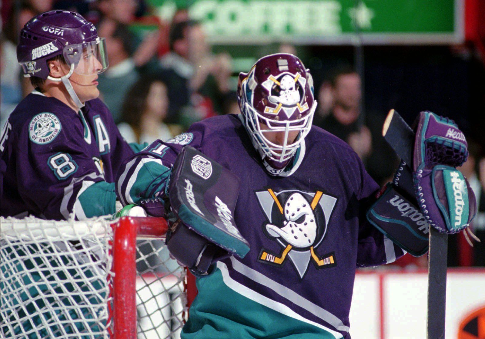 Anaheim mighty cheap ducks purple jersey