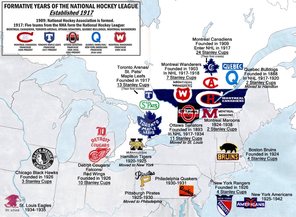 97 years of NHL expansion in one simple map 