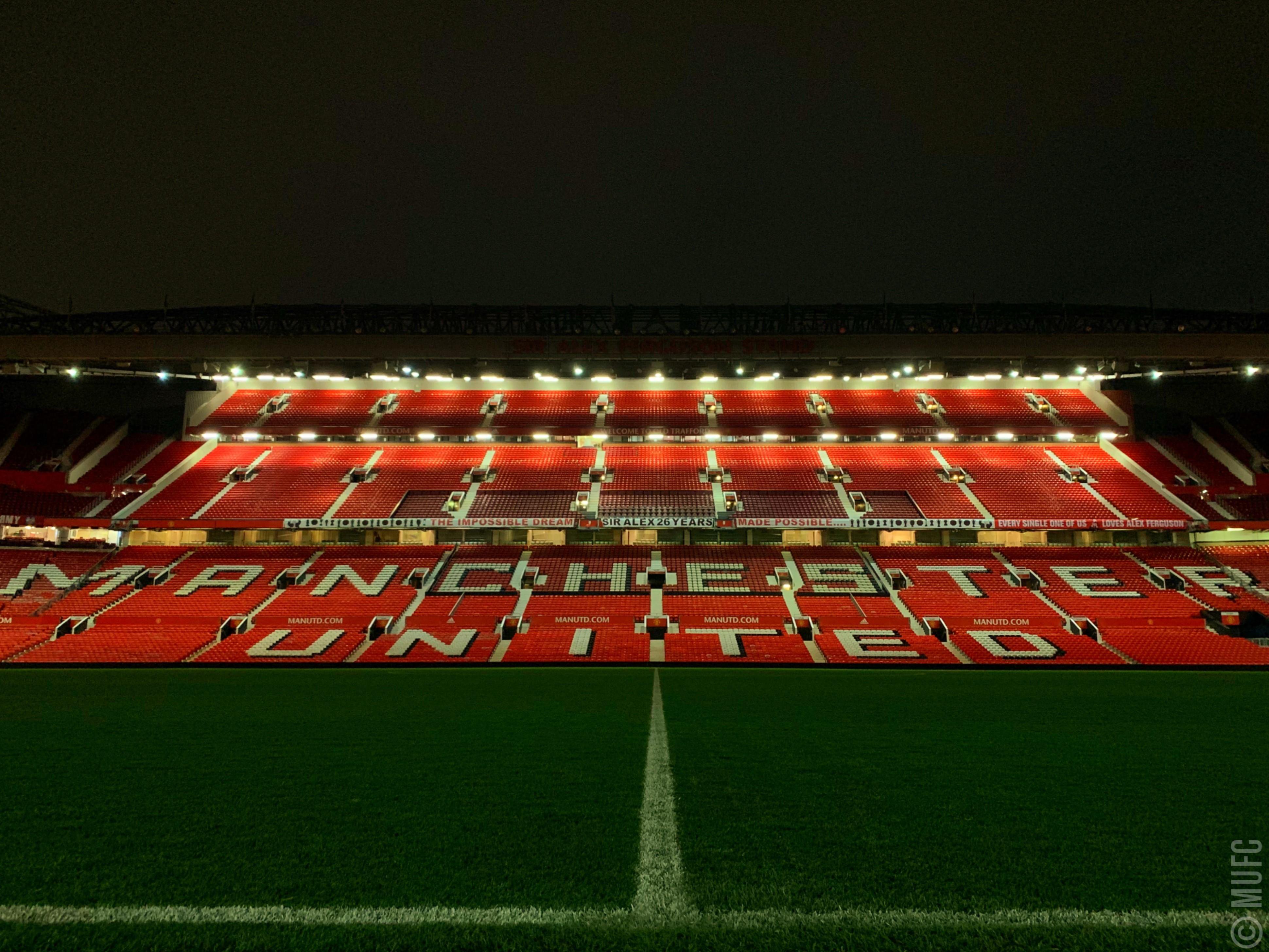 Football team play at old trafford. Поле Олд Траффорд. Олд Траффорд стадион. Олд Траффорд фон. Олд Траффорд реконструкция.