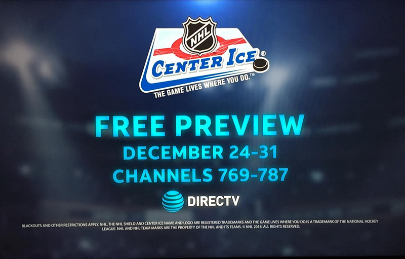 NHL Center Ice Free Preview — hanshotfirst on Scorum