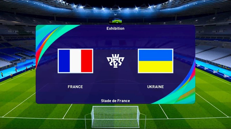 Pes 2020 France Vs Ukraine Youtube