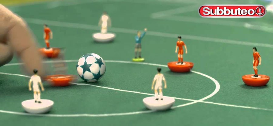 IDEAL | Total Action Football: Fast paced table top football action game! |  Family Games | For 2-4 Players | Ages 6+