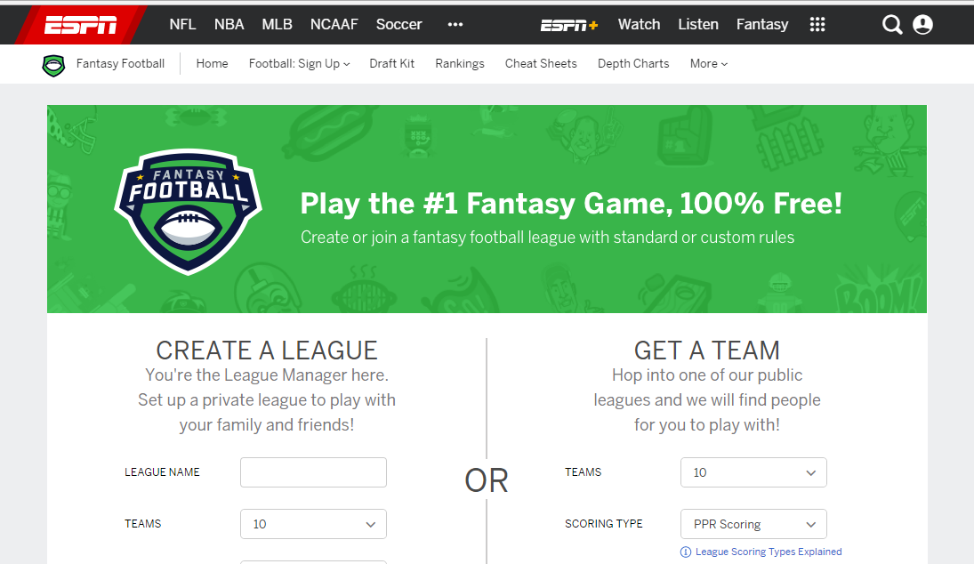 Join the Scorum ESPN Fantasy Football (NFL) League: Instructions & Prizes —  mikey on Scorum