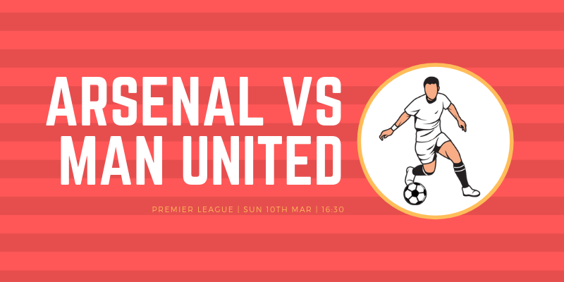 Arsenal vs Manchester United Prediction and Betting Tips