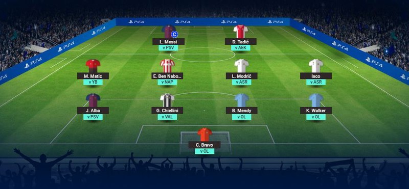 champions league fantasy team