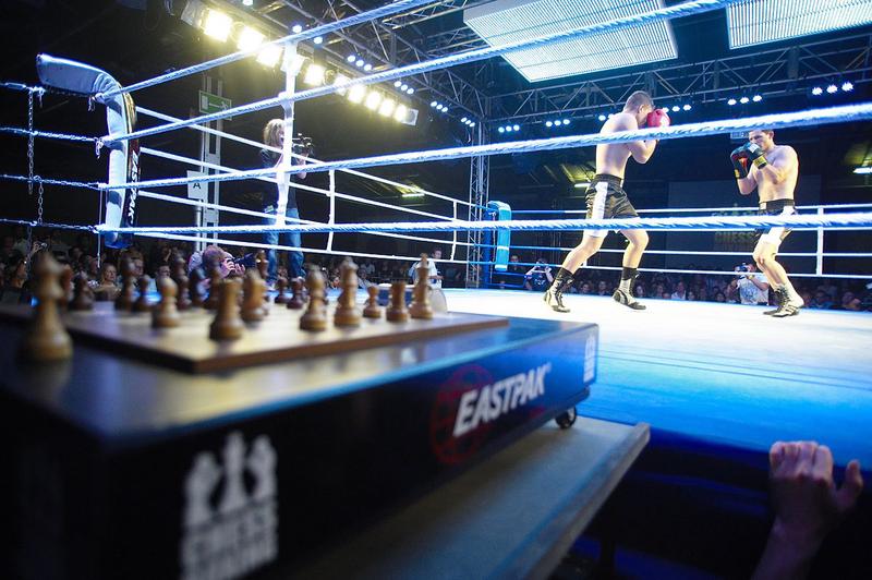 Chess boxing by Mac Colomb