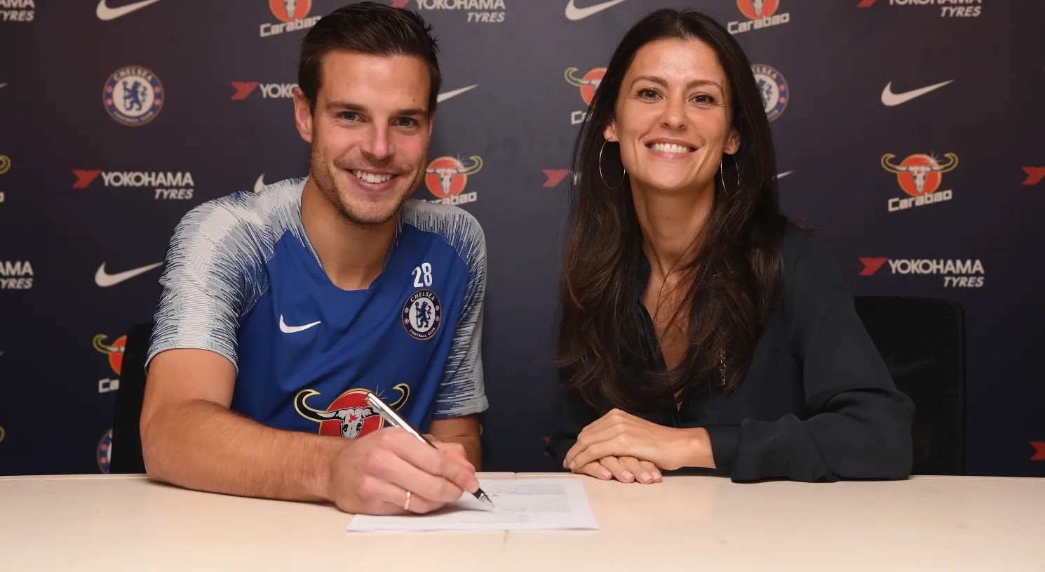 Cesar Azpilicueta has today signed a new at Chelsea until 2022 ...