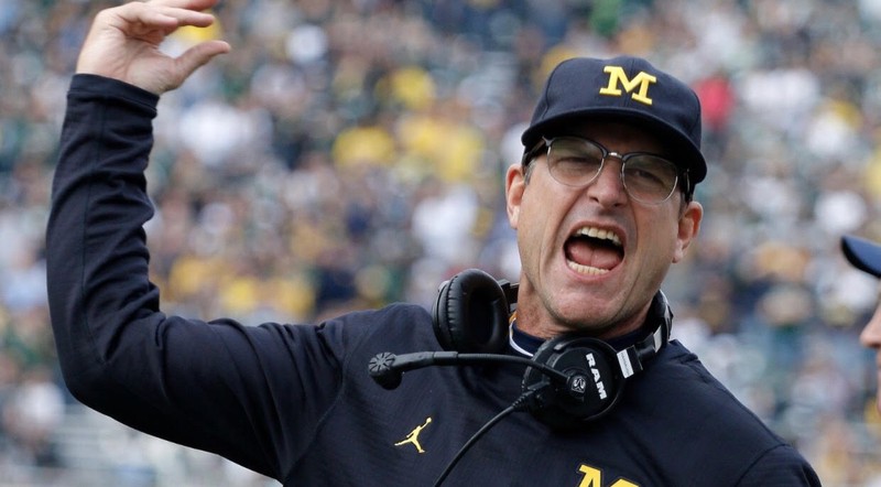 Jim Harbaugh opened up Big Ten Media Day with a Mike Ditka Bears jersey