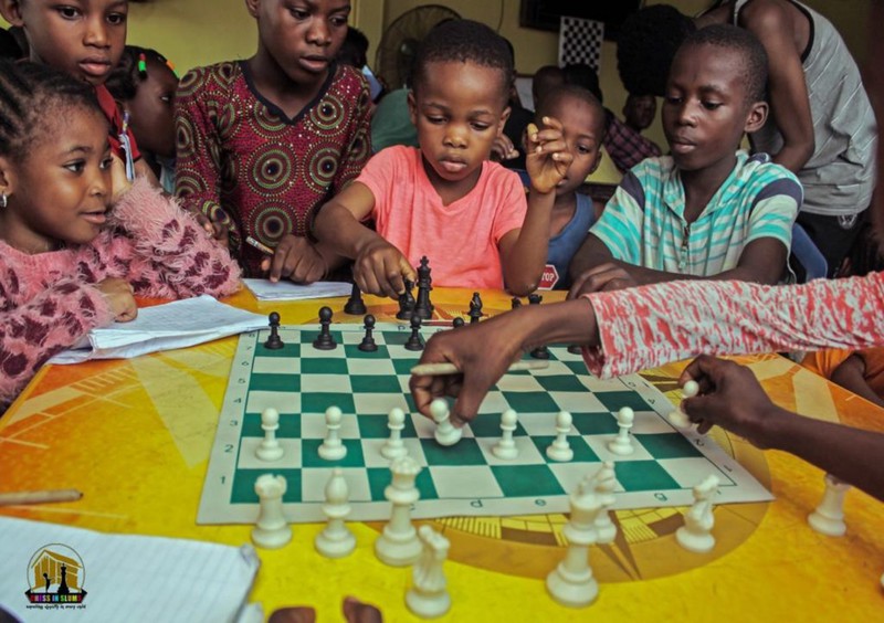 Kings of Lagos: children learn chess to seek escape from Nigeria's slums