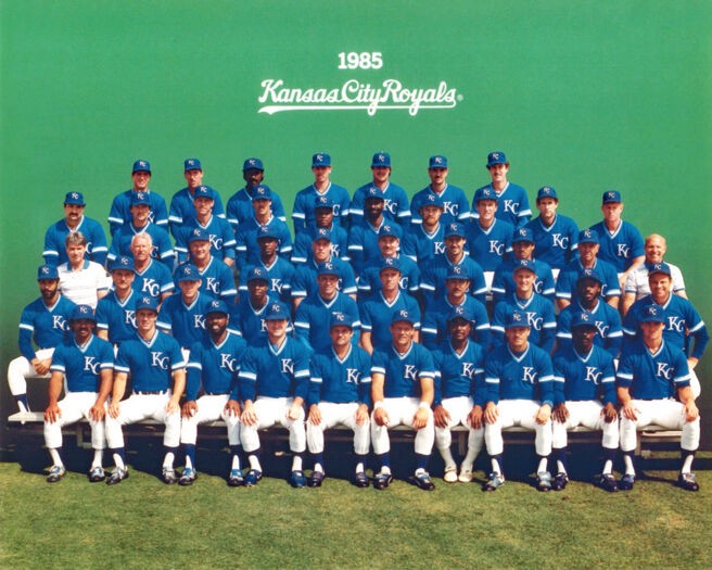 Honoring the Kansas City Royals 1985 World Series Champions 