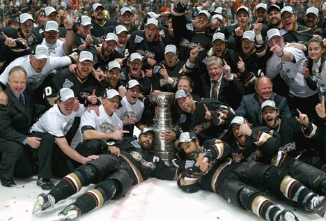 Photo: 2007 STANLEY CUP FINALS GAME THREE ANAHEIM DUCKS VS OTTAWA